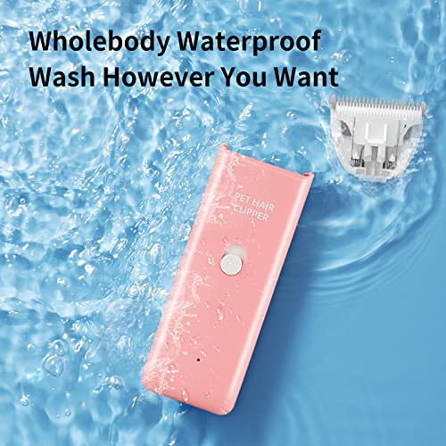 Replaceable Charging Cable&Standard Size Ceramic Blade Set,Pet Dog Hair Clipper Cat Trimmer Used Blade - color: Charger Cable+standard Blade