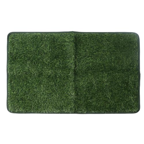 Zerodis Dog Training Potty Pad Tray with Replacement Grass, Pet Turf Toilet System for Dogs and Small Pets Litter Box