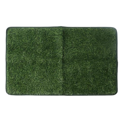 Zerodis Dog Training Potty Pad Tray with Replacement Grass, Pet Turf Toilet System for Dogs and Small Pets Litter Box