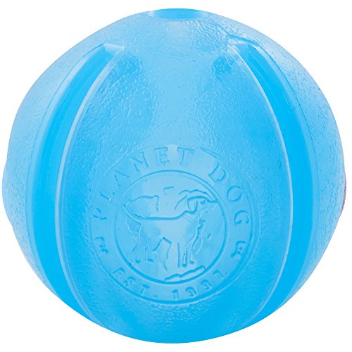 Outward Hound Guru Treat-Dispensing Puzzle Ball Dog Toy, Blue - color: Blue