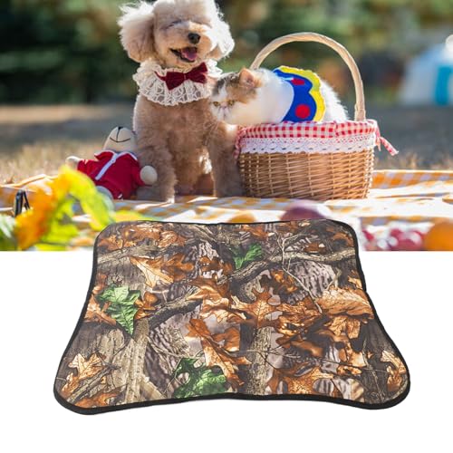 Outdoor Dog Bed with Waterproof Layer, Outside Pet Bed with Foldable Frame, Elevated Detachable Washable Pad for Pet Camping Travel Home Daily Use