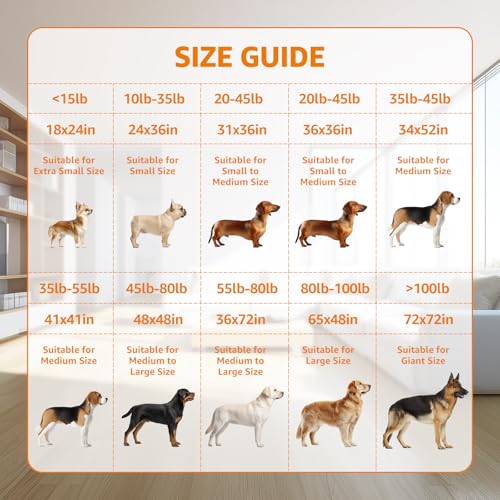Washable Pee Pads for Dogs, 2Pack Reusable Puppy Pads, Absorbent Whelping Pads with Bone Print, Non-Slip Waterproof Pet Training Pads for Couch, Crate, Potty Training 18x24 - size: 18X24" (Pack of 2)