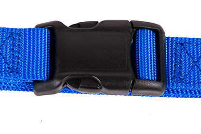 GOGO Pet Products 3/4-Inch Martingale Dog Collar, Medium, Blue - color: Blue, size: Medium (3/4" web width)
