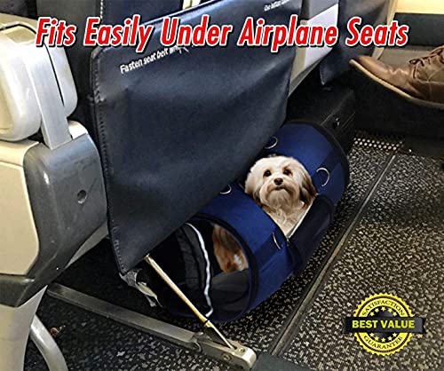 6-in-1 Sturdy Pet Carrier Backpack, Front Pack, Shoulder Bag, Pet Hand Bag, Car Seat Crate, Soft-Sided pet Carrier, Small Dog & Cat Travel Carrier, Size Medium for Pets 14-16" Long - size: 18.0"L x 11.0"W x 12.0"H