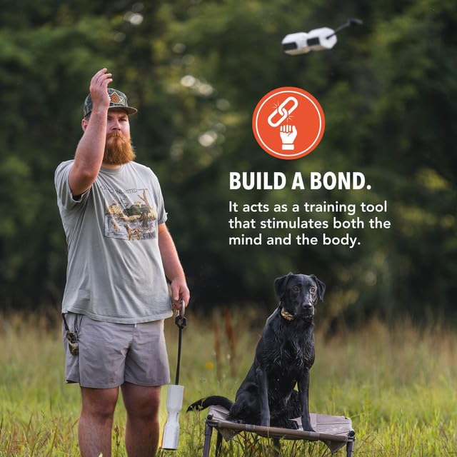 GUNNER Dog Training Bumper - Retriever Training Dummy, Retrieving Dummies for Pets, Bumpers for Water Retrieving with Adjustable Rope, (Flasher) - color: "Mark" Flasher