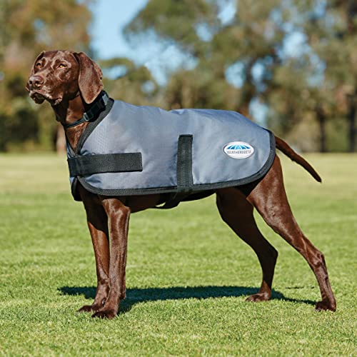 WeatherBeeta ComFiTec Classic Dog Coat, Dark Grey, 10" - color: Dark Grey, size: 10"