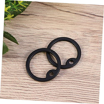 HEMOTON 2pcs Dog Tag Silencers Military Dog Tag Noise Dampeners Stretchy Silicone Id for