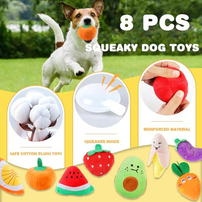 MRSOHRET 18 Pack Dog Toys Puppy Teething Toys, Puppy Essentials Chew Toy Bundle with Squeaky Toy and Interactive Rope for Small Dogs to Keep Them Busy - style: puppy toys 18pcs