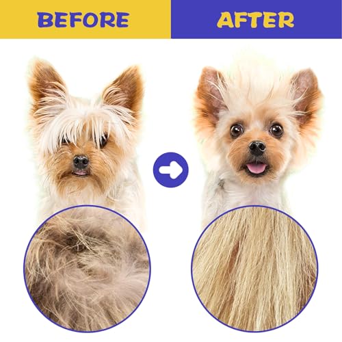 Flea Comb for Cats Dogs, 6 Pack Pet Lice Comb Set Pet Grooming Pets for Small, Medium & Large Pets (Blue) - color: Blue