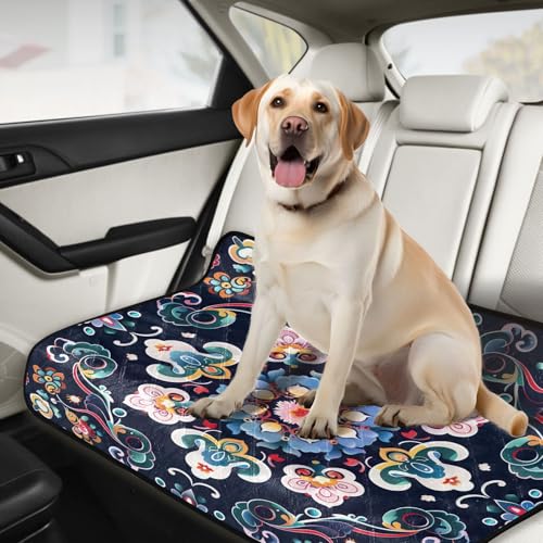 Qilmy Mandala Pet Mat, Waterproof Reusable Dog Training Pad Anti-Slip Pet Creat Pad for Small Medium Large Dogs and Cats - size: Medium+Large
