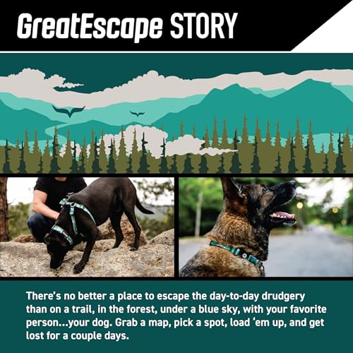 GreatEscape Dog Collar S - color: GreatEscape Print, size: Small (5/8 Inch x 8-12 Inch)