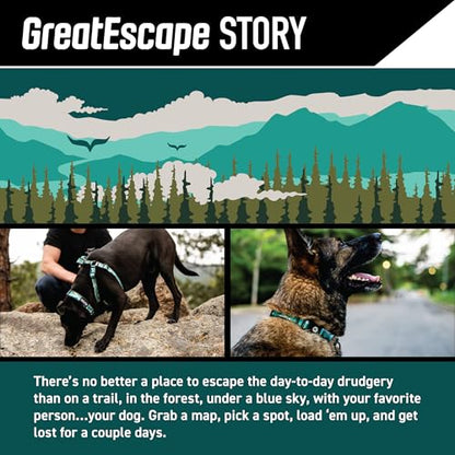 GreatEscape Dog Collar S - color: GreatEscape Print, size: Small (5/8 Inch x 8-12 Inch)