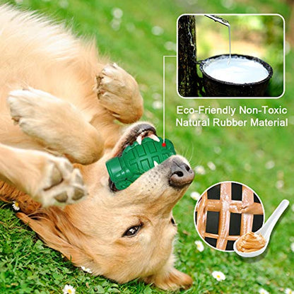 Dog Chew Toys for Aggressive Chewers,Food Grade Non-Toxic Dental Pet Toy,Tough Durable Indestructible Dog Toys for Small Medium Large Dogs.Green - color: Large 4.4IN Green