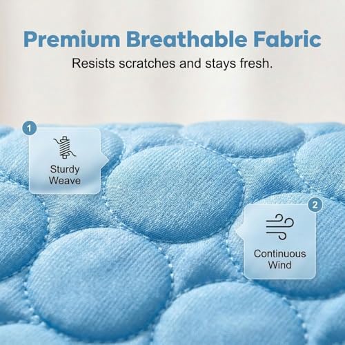 Dog Cooling Mat, 2026 Upgraded Pet Ice Silk Mat, Pet Cooling Mat Ice Silk Coolings Mats for Dogs & Cats, with Non-Slip & Foldable Summer Reusable Pets Cool Mats (Coffee, S-20×16") - color: Coffee, size: S-20"×16"