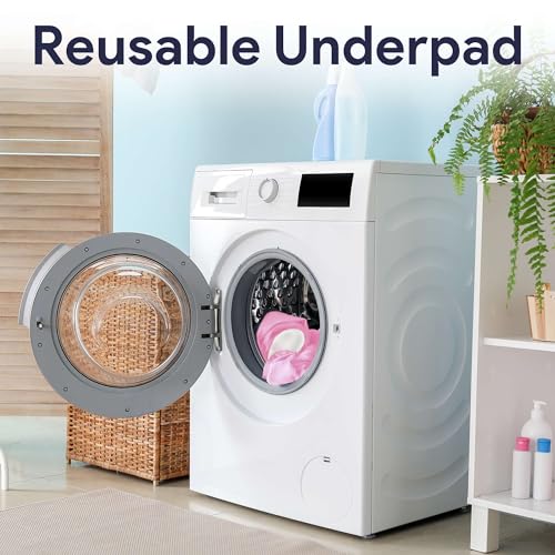 Incontinence Bed Pads Washable - Reusable Waterproof Bed Pads - Soft and Leak Proof Chucks - Moderate Absorbent Pee Pads for Adults - Withstands Extensive Washing - 24" x 36" - 1 Pack - size: 24" x 36" (1 Pack)