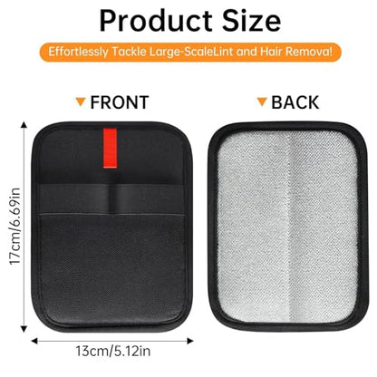 2PCS Pet Hair Removal Gloves Brush, Magic Brush,Upgraded Thickened Electrostatic Reusable Cat Dog Hair Remover Grooming Gloves,Double Sided Washable Static Animal Fur Removal Tool for Couch,Clothes