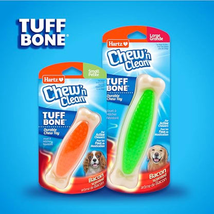 Hartz Chew 'n Clean Tuff Bone Tough Dog Chew Toy, Large 3 Pack - color: Varies, size: Large (Pack of 3)