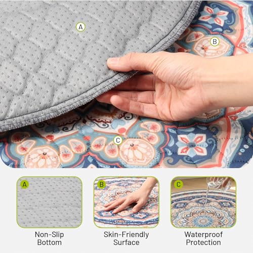 Washable Pee Pads for Dogs,2 Pack Super Absorbent Reusable Puppy Training Pads 32inch, Leak-Proof & Non-Slip,for Potty Training,Whelping,Crate & Playpen - size: 32x32in(Pack of 2)