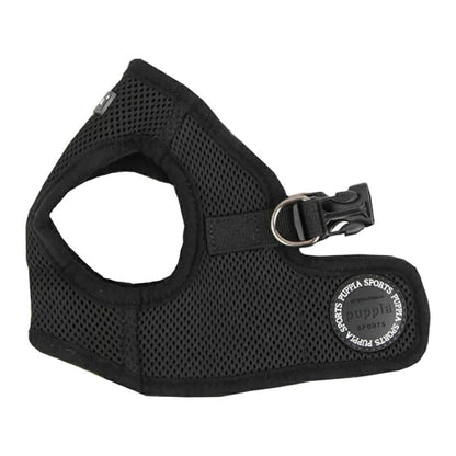 Puppia Soft Vest Dog Harness - Black - X-Large - color: Black, size: X-Large