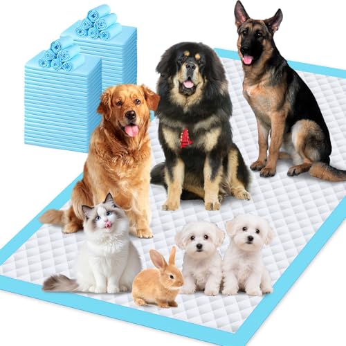 Gimars 31''x55'' Extra Large pet Disposable Pads, Dog Training Pads 40 Counts - size: 31"x55"- Blue 40 Counts