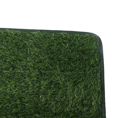 Zerodis Dog Training Potty Pad Tray with Replacement Grass, Pet Turf Toilet System for Dogs and Small Pets Litter Box