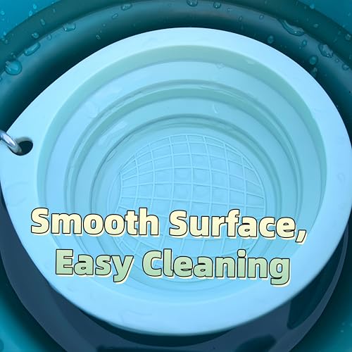 Portable Collapsible Pet Bowl - Food Grade TPR/Silicone, Foldable Dog Cat Travel Bowl with Carabiner for Hiking Camping, Easy Clean & Lightweight (Green) - color: Green