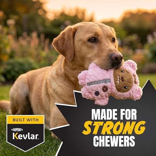 Bite Force - Dog Toy Durable & Strong Plush Monster, Kevlar-Reinforced for Aggressive Chewers - color: Stitches
