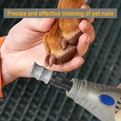 Extra Large Dog Nail Trimmer Bits for Dremel - Dog Nail Grinder Attachment for Large Pets with Thick, Tough Nails