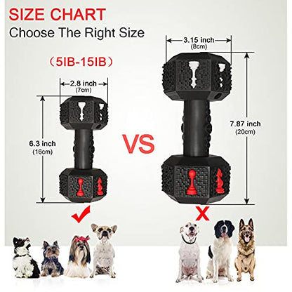 Dog Chew Toys for Aggressive Chewers,Food Grade Non-Toxic Dental Pet Toy,Tough Durable Indestructible Dog Toys for Small Medium Dogs.Black（8IB-15IB） - color: Large 5.7IN Black