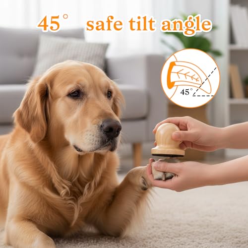 Dog Nail File Cats Scratch Pad Board Effective Grooming Trainning Claw Care Tool Smooth Healthy Safe Easy Nail Accessories with 4 Pcs Replaceable Filing Disc Sandpaper