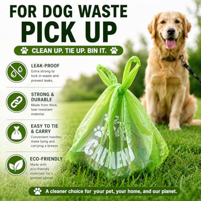 Cat Litter Waste Bags (500 ct., Green) Bulk Dog Poop Bags with Easy Tie Handles Recycled Earth-Friendly Lavender Scented Cat Litter Poop Diaper Bag Disposable Sanitary Pad Waste Bags (500 Bags) - color: Green - Scented (500 ct.)
