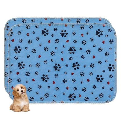Washable Pee Pads for Dogs,2 Pack Extra Large 36"x72" Super Absorbent Reusable Puppy Pads,Non-Slip 100% Waterproof Dog Pee Pad,Pet Training Pads for Couch, Crate,Potty Training,Floor - size: 36X72 Inch（Pack of 2）