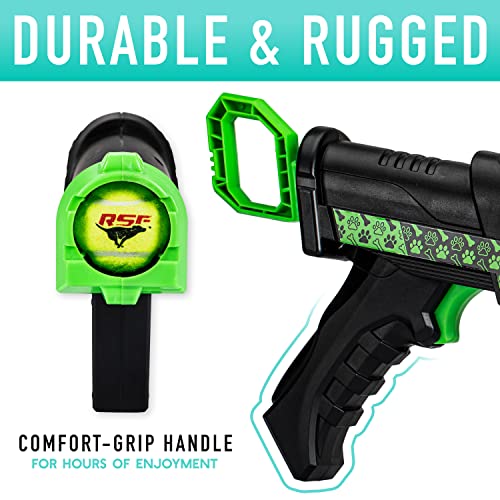 Franklin Pet Supply Co. Mini Tennis Ball Launcher for Dogs - Dog Mini Tennis Ball Thrower Cannon for Fetch + Active Play - Perfect Toy for Small Breeds