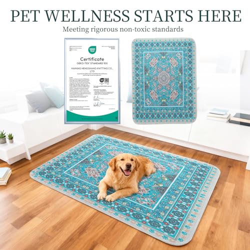 Homimp Washable Pee Pads for Dogs,Extra Large 2 Pcs Reusable Puppy Pads Waterproof,Absorbent and Leakproof Dog Pee Pads,Non Slip Puppy Training Pads,Pet Mat for Floor,Crate,Couch,Whelping,Blue 48"x48" - size: 48"x48"(Pack of 2)