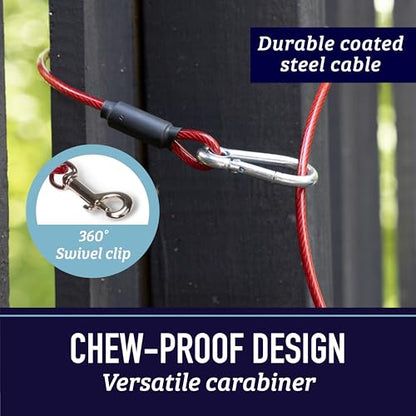 5 Foot Training Tie Out Cable - size: 5 Foot