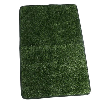 Zerodis Dog Training Potty Pad Tray with Replacement Grass, Pet Turf Toilet System for Dogs and Small Pets Litter Box