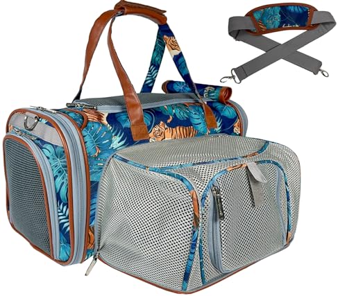 Mr. Peanut’s Gold Series Standard Size Expandable Pet Carrier (El Tigre) - color: El Tigre