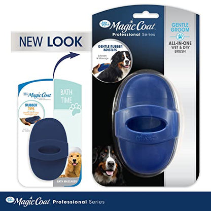 Four Paws Magic Coat Professional Series Grooming All-in-One Wet & Dry Detangling Brush for Dogs, 1 Count - size: One Size