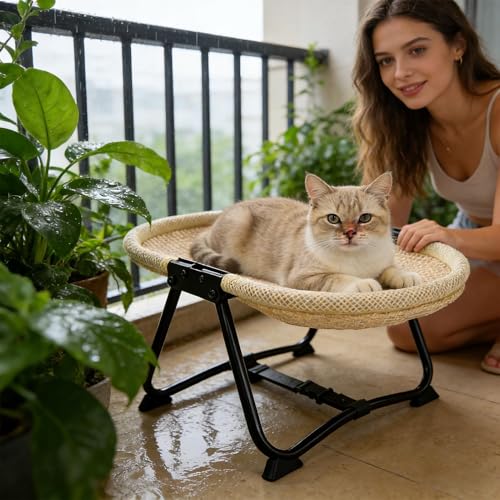 Non Slip Raised Dog Sleeping Cot - Stable Elevated Design System, Anti Slip Frame Support Structure, Breathable Durable Fabric Build | Raised Dog Bed for Pets Resting Sleeping and Relaxing Du - color: C c