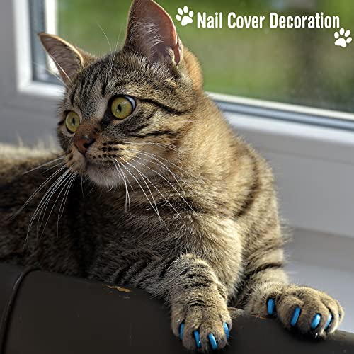 9 Pcs Cat Bathing Bag Set Cat Shower Bag Anti Bite and Scratch for Pet Grooming Washing Brush Comb Muzzle Nail Clipper Nail File Tick Tool(Blue, Turquoise) - color: Blue, Turquoise