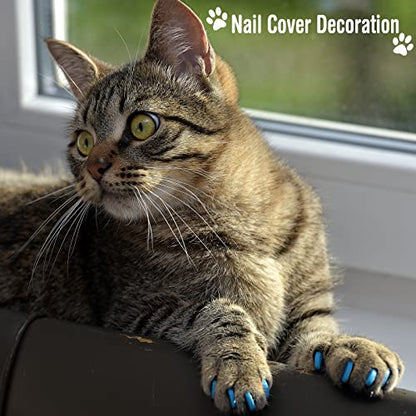 9 Pcs Cat Bathing Bag Set Cat Shower Bag Anti Bite and Scratch for Pet Grooming Washing Brush Comb Muzzle Nail Clipper Nail File Tick Tool(Blue, Turquoise) - color: Blue, Turquoise
