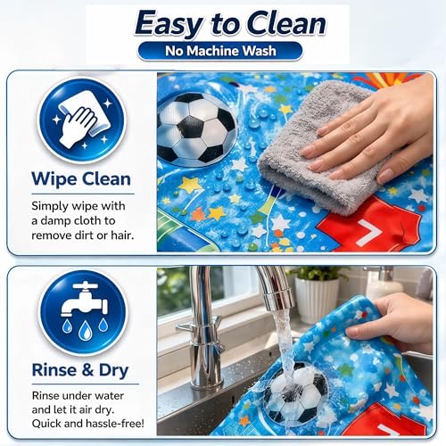 Dog Cooling Mat, Water-Activated Gel Ice Pad for Dogs&Cats, Self-Cooling Mat Soccer Fan Dog Gifts, Waterproof Wipe-Clean, Soccer-Themed Summer Beds for Outdoor&Indoor Medium/Small Pets - size: Medium：19.7”×23.6”