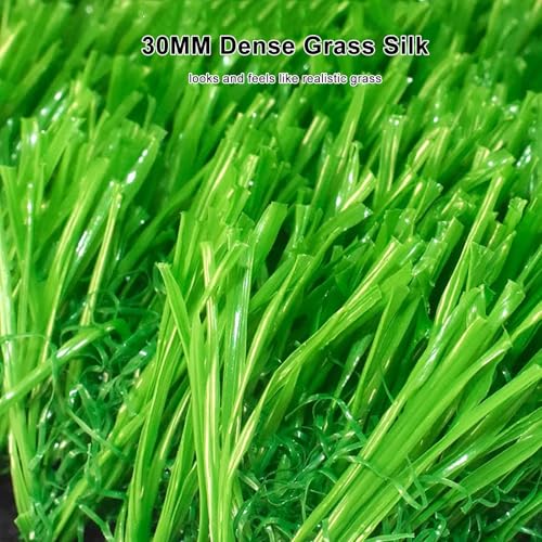 Realistic Artificial Grass Rug Indoor Outdoor, Fake Grass with Drain Holes for Dog Potty Training and Multi-Purpose Use(3.2 * 26ft/100 * 800cm) - size: 3.2*26ft/100*800cm