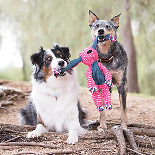KONG Floppy Knots - Knotted Rope Dog Toy Entices Play - Tug Toy Satisfies Natural Instincts - Dog Supplies with Floppy Design & Minimal Stuffing - Bunny, For Medium/Large Dogs - color: Bunny, size: Medium/Large