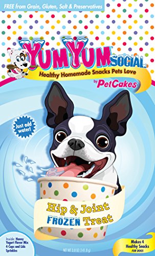 PetCakes Dog Frozen Treat - Hip & Joint Support - Puppies to Senior Homemade Dog Food