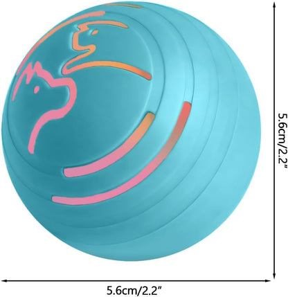 Smart Jumping Ball Dog Toy, Automatic Moving Pet Ball, Suitable for Toy Balls for Small Dogs and Cats(Blue) - color: Blue