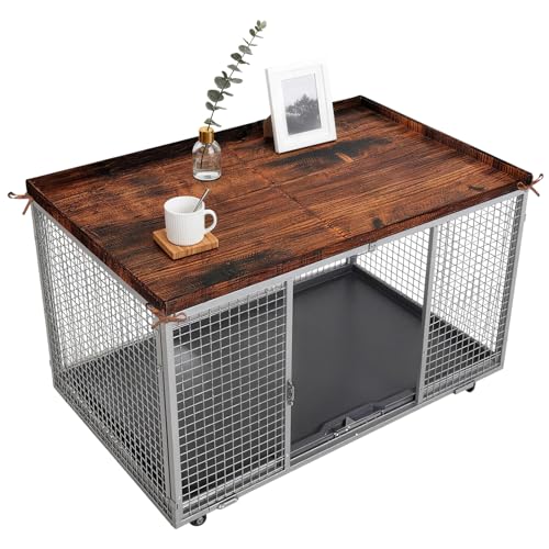 Dog Crate Topper Covers Plastic Foldable High Side Lip Dog Kennel Countertop Table Top (36.6" x 23.3")