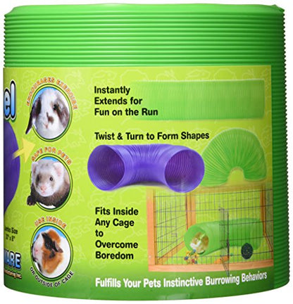 Ware Manufacturing Fun Tunnels Play Tube for Small Pets, 30 X 8 Inches - Large - size: Large