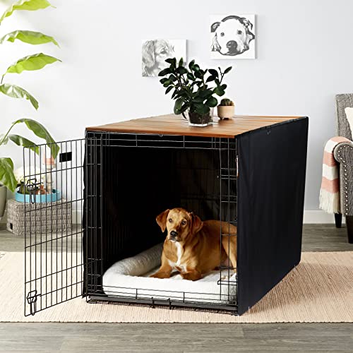 HiCaptain Pet Crate Table Topper – Foldable Wire Dog Kennel Topper Custom Pet Crate Table (L, for 42 inch Crate)