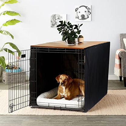 HiCaptain Pet Crate Table Topper – Foldable Wire Dog Kennel Topper Custom Pet Crate Table (L, for 42 inch Crate)
